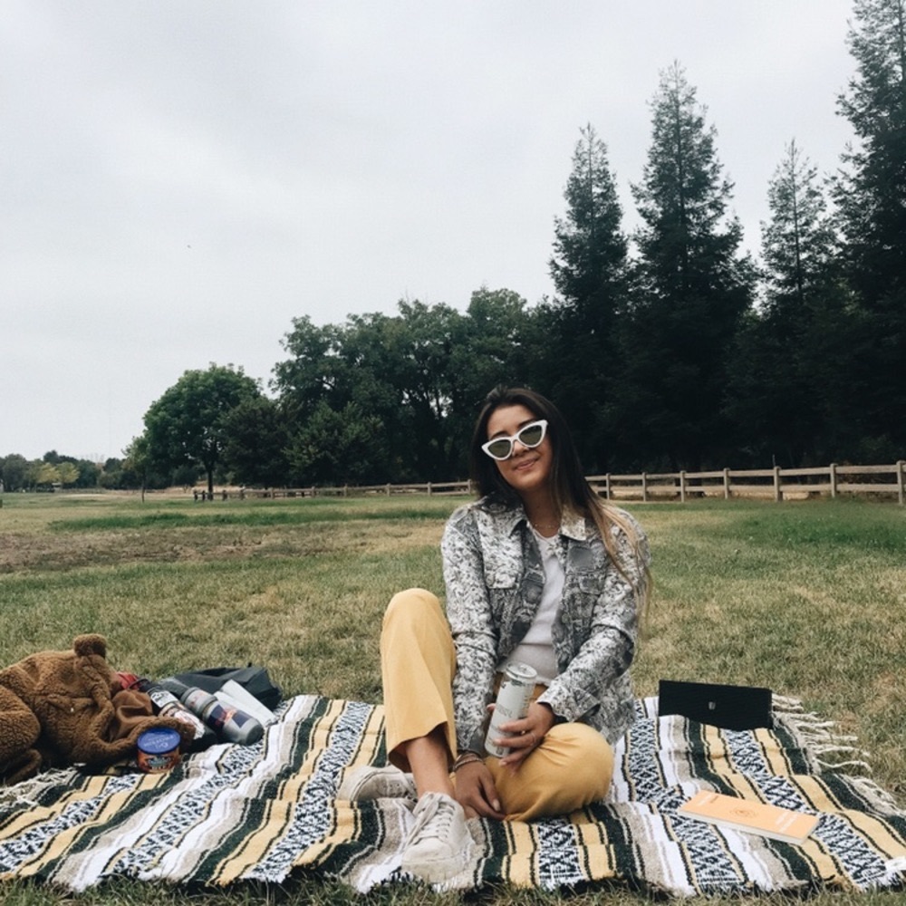 Snakskin denim jacket URBAN OUTFITTERS